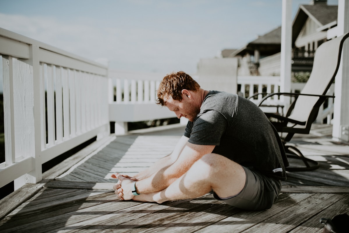 Hip flexor stretch exercise